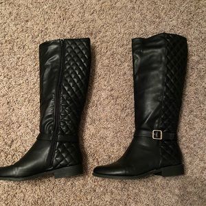 Black Calf high Boots